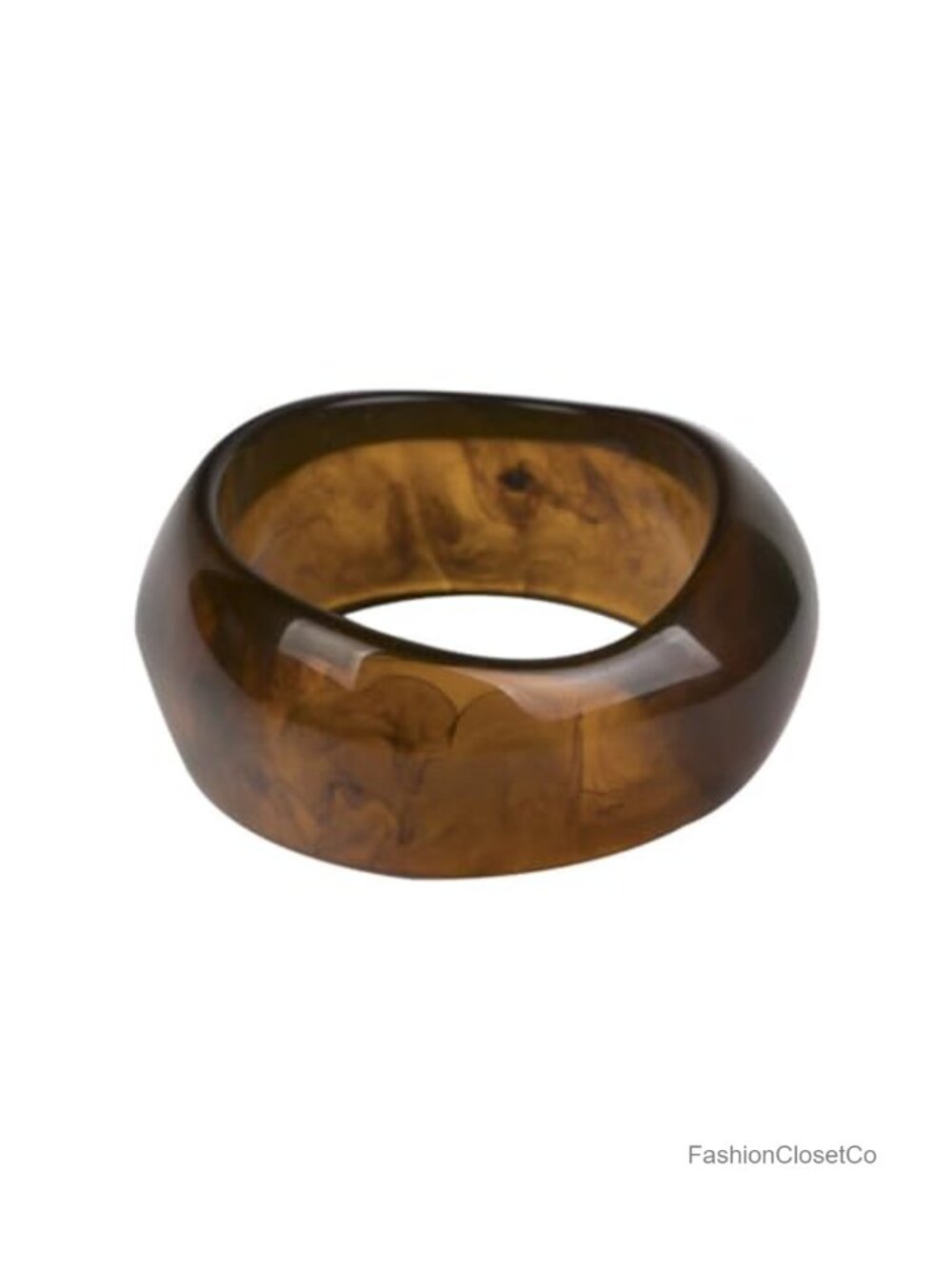 Chunky Acrylic Cuff Bangle Bracelet Irregular Resin Wide Women